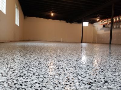 Epoxy Garage Flooring Installation in Loudoun County, VA