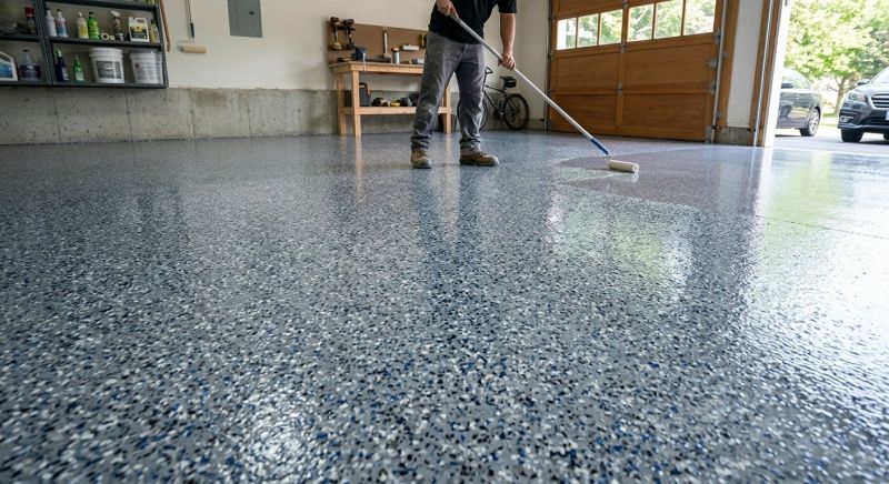 Residential Floor Coating in Charlotte, NC
